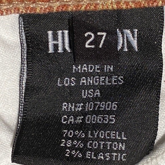 Hudson Nico Super Skinny Nouveau Art Deco Size 27 - Picture 6 of 7